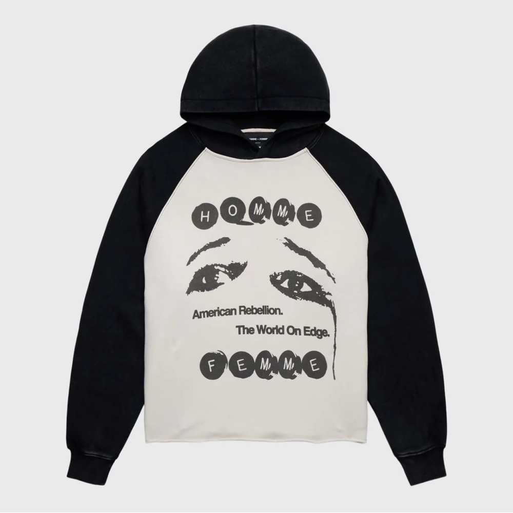 Homme Femme teary eyed hoodie